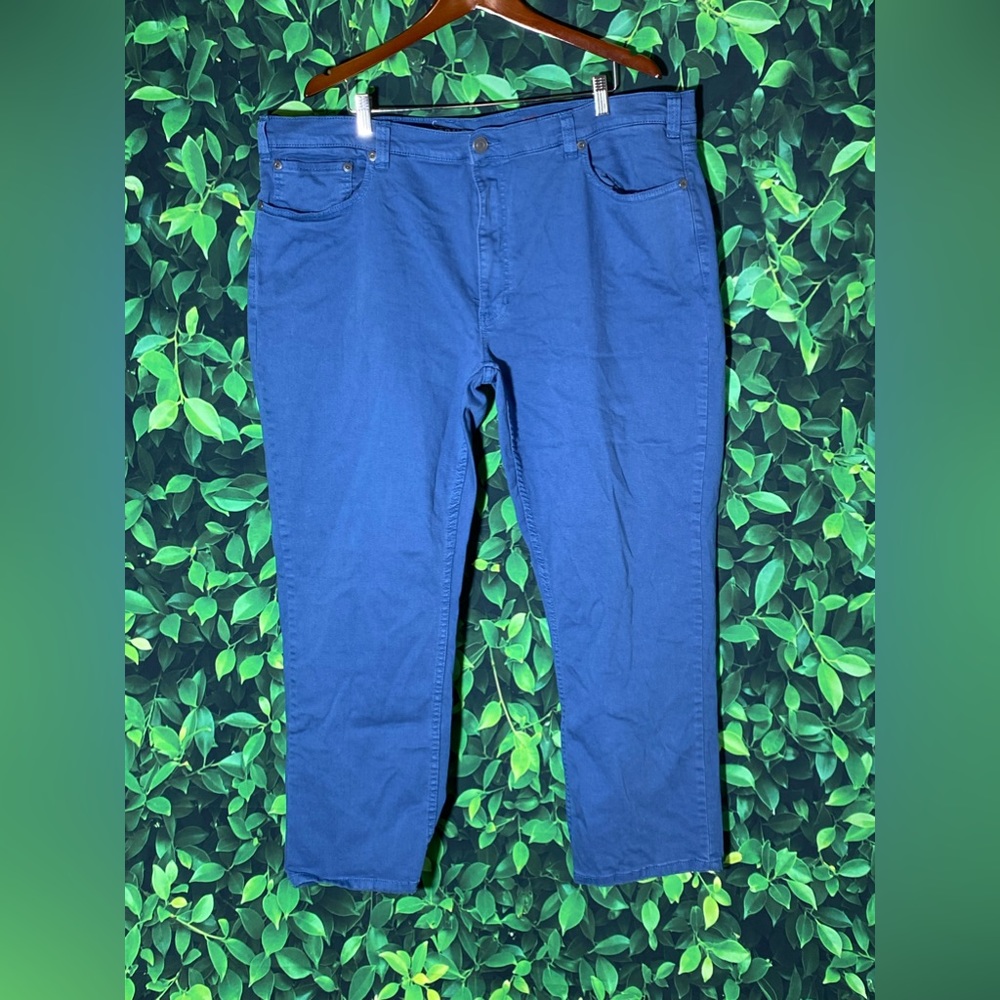 DXL True Nation Jeans Men's Size 46/30 Athletic Fit Stretch Cobalt Blue